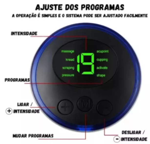 Massageador elétrico para os pés inteligente - FOOT RELAX PRO