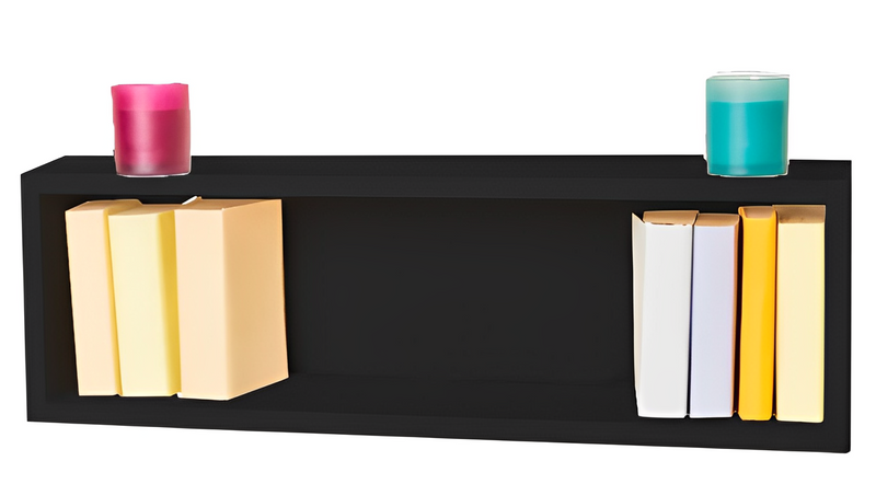 Nicho Retangular Decorativo em Mdf - 70x25x15cm