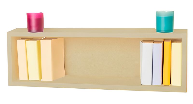 Nicho Retangular Decorativo em Mdf - 70x25x15cm