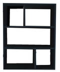 Estante de Parede Multiuso Decoração Livro em MDF