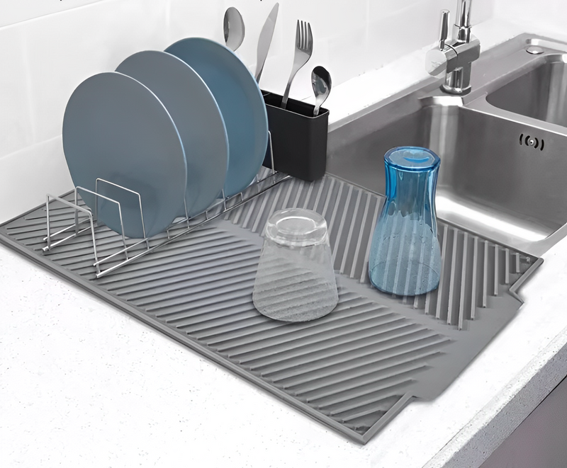 Tapete de Drenagem de Silicone Multifuncional