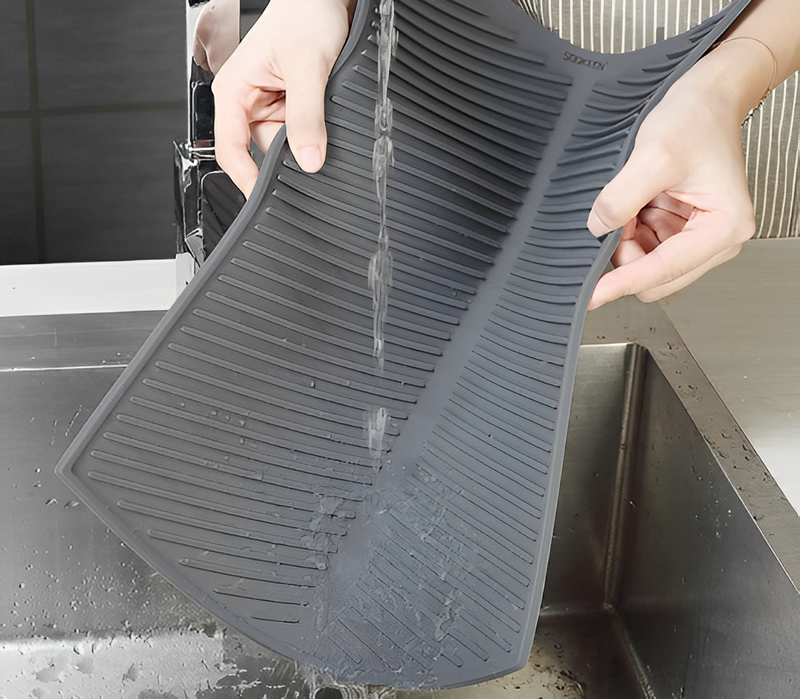 Tapete de Drenagem de Silicone Multifuncional