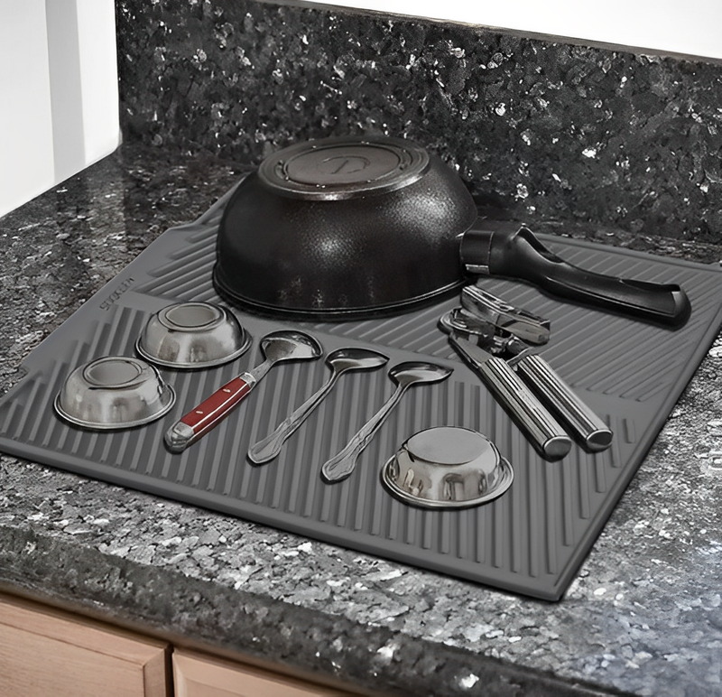 Tapete de Drenagem de Silicone Multifuncional