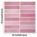 Azulejos 3D Autocolantes - Kit com 10 peças