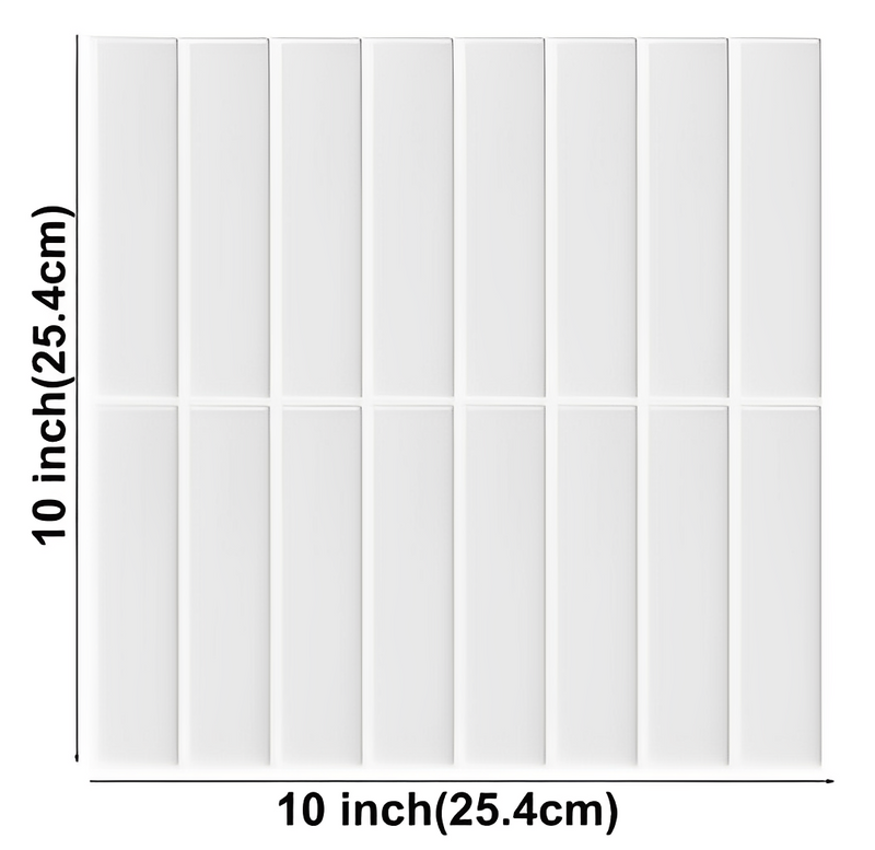 Azulejos 3D Autocolantes - Kit com 10 peças
